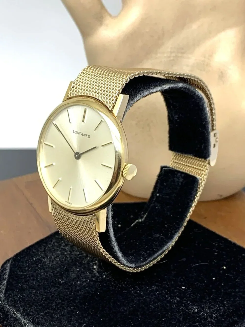 Longines Men's Watch 1970'S Vintage 528 Swiss Manual Wind Gold Stainless Steel